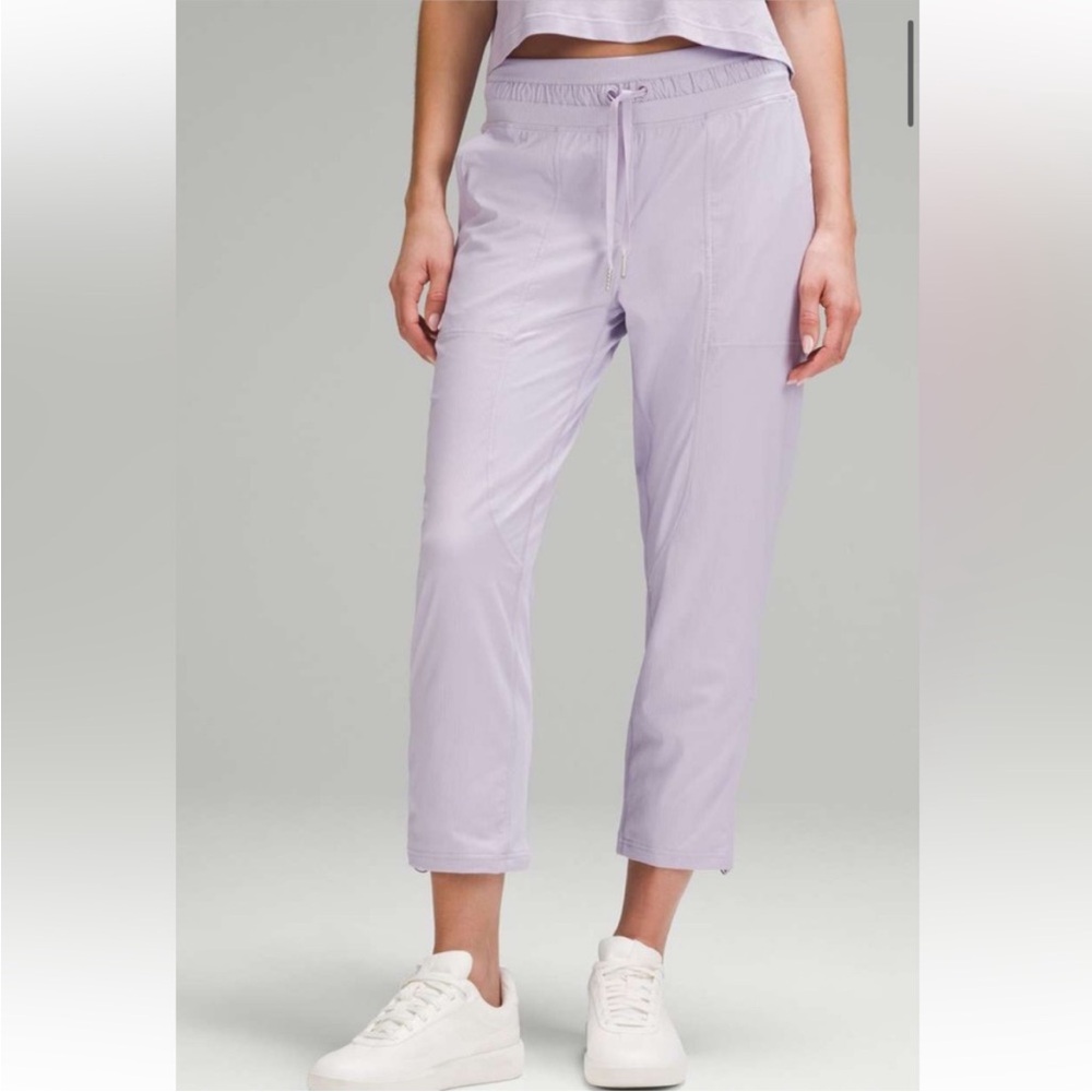 Lululemon Athletica Light Purple Cropped Studio Dance Pants 2